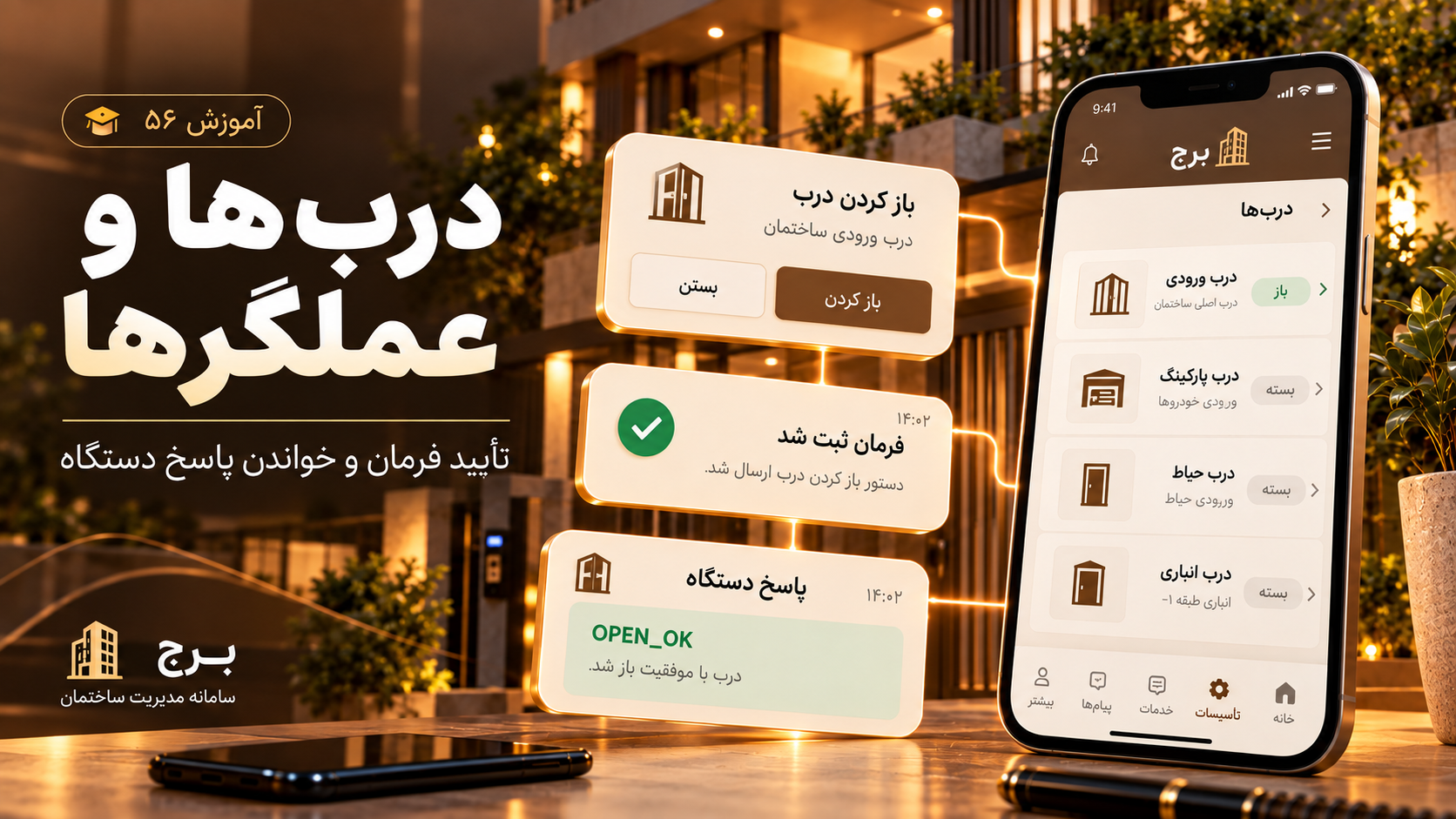 دربها و عملگرها؛ تأیید فرمان و خواندن پاسخ دستگاه